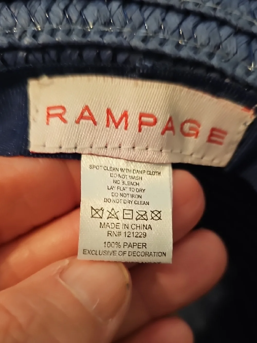 Rampage stylish straw